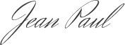 Unterschrift von Jean Paul